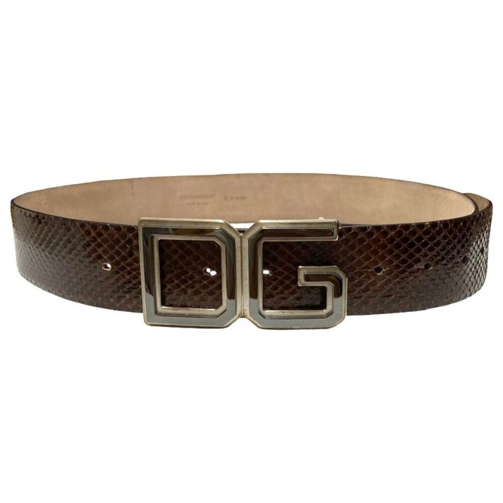Dolce&Gabbana Python Leather Belt